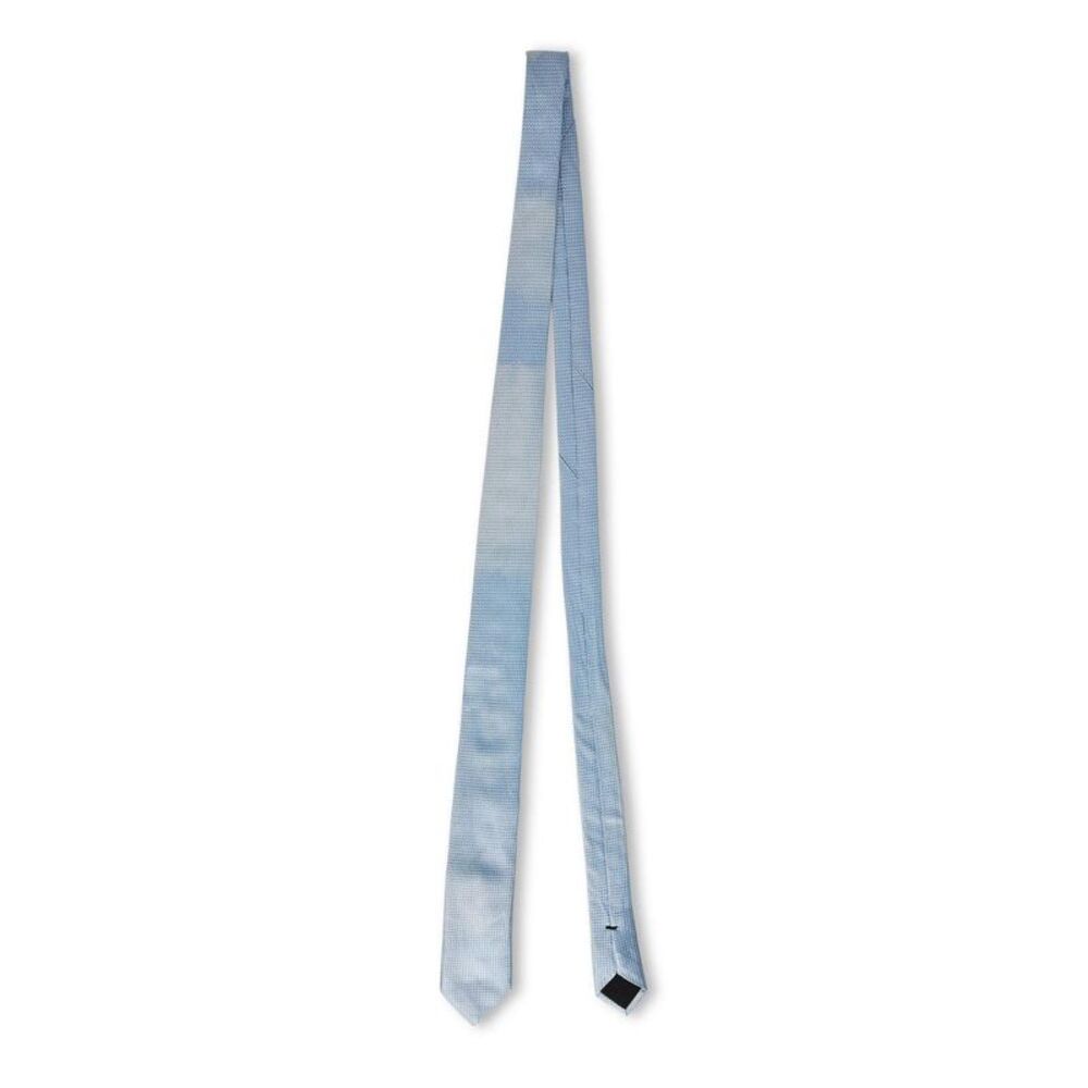 Boss Micro Grid Jacquard Tie / Medium Blue